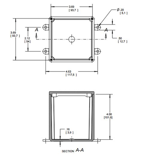 width of junction box|junction box size in mm.